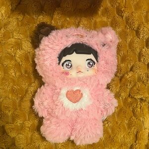 Cute Pink Nommi Plush Doll